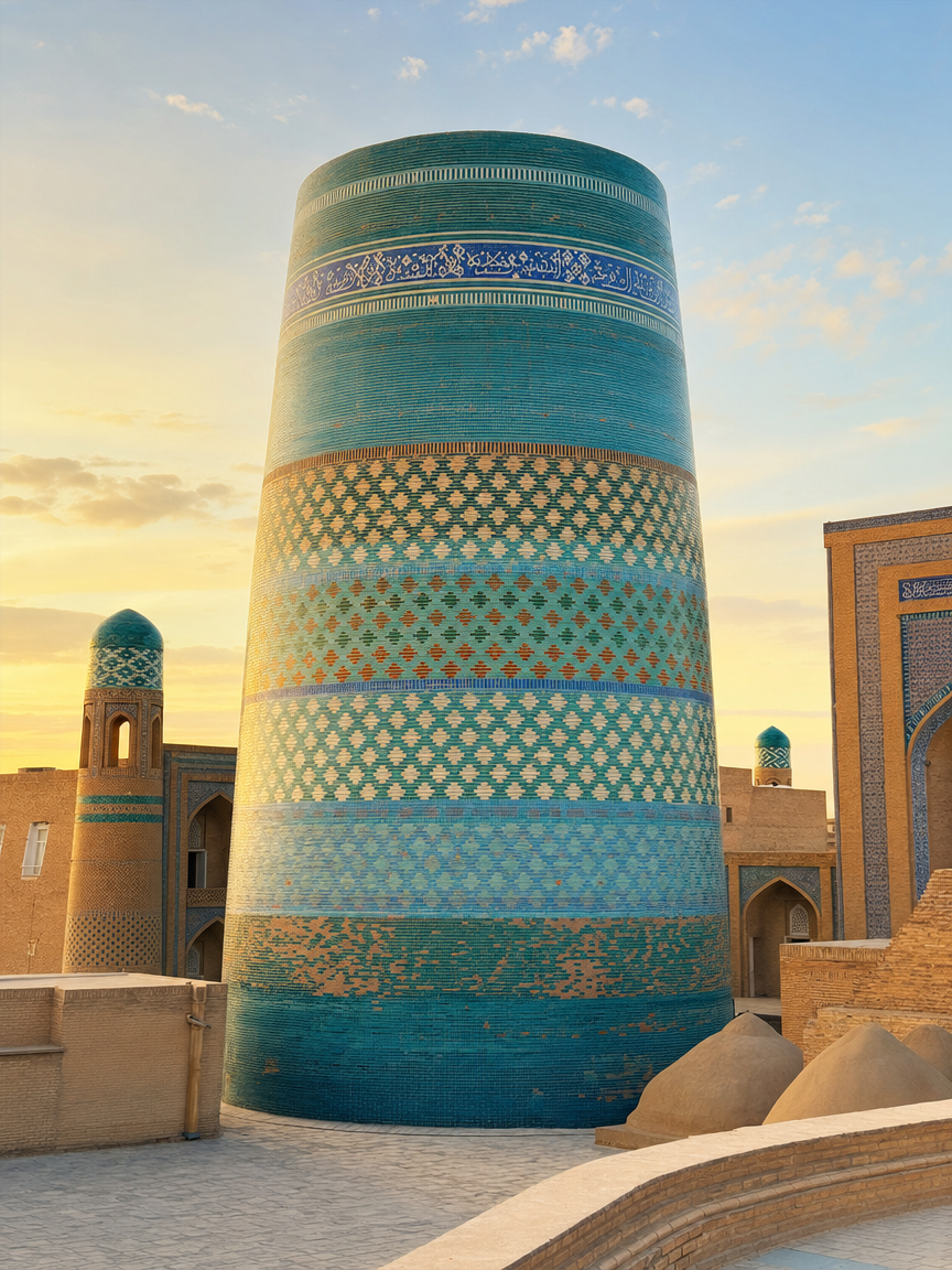 Kalta Minor minaret, Khiva