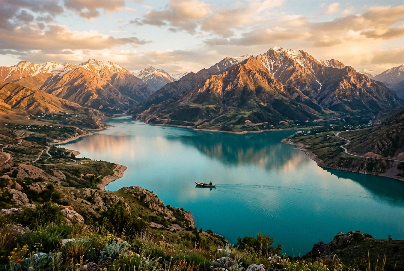 The mountains above Tashkent