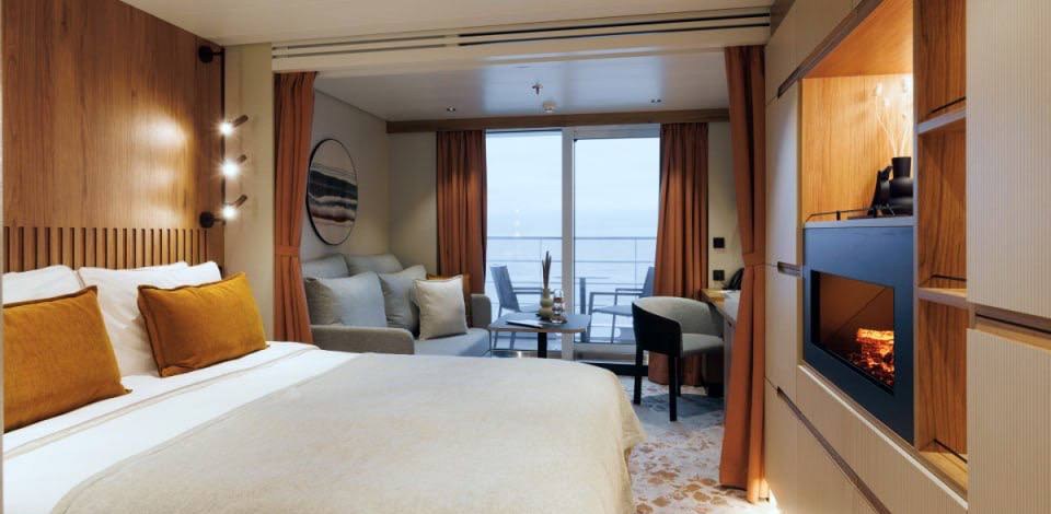 A cabin aboard