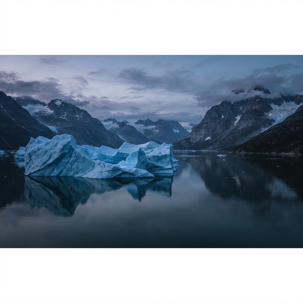 Ice fjord, Greenland