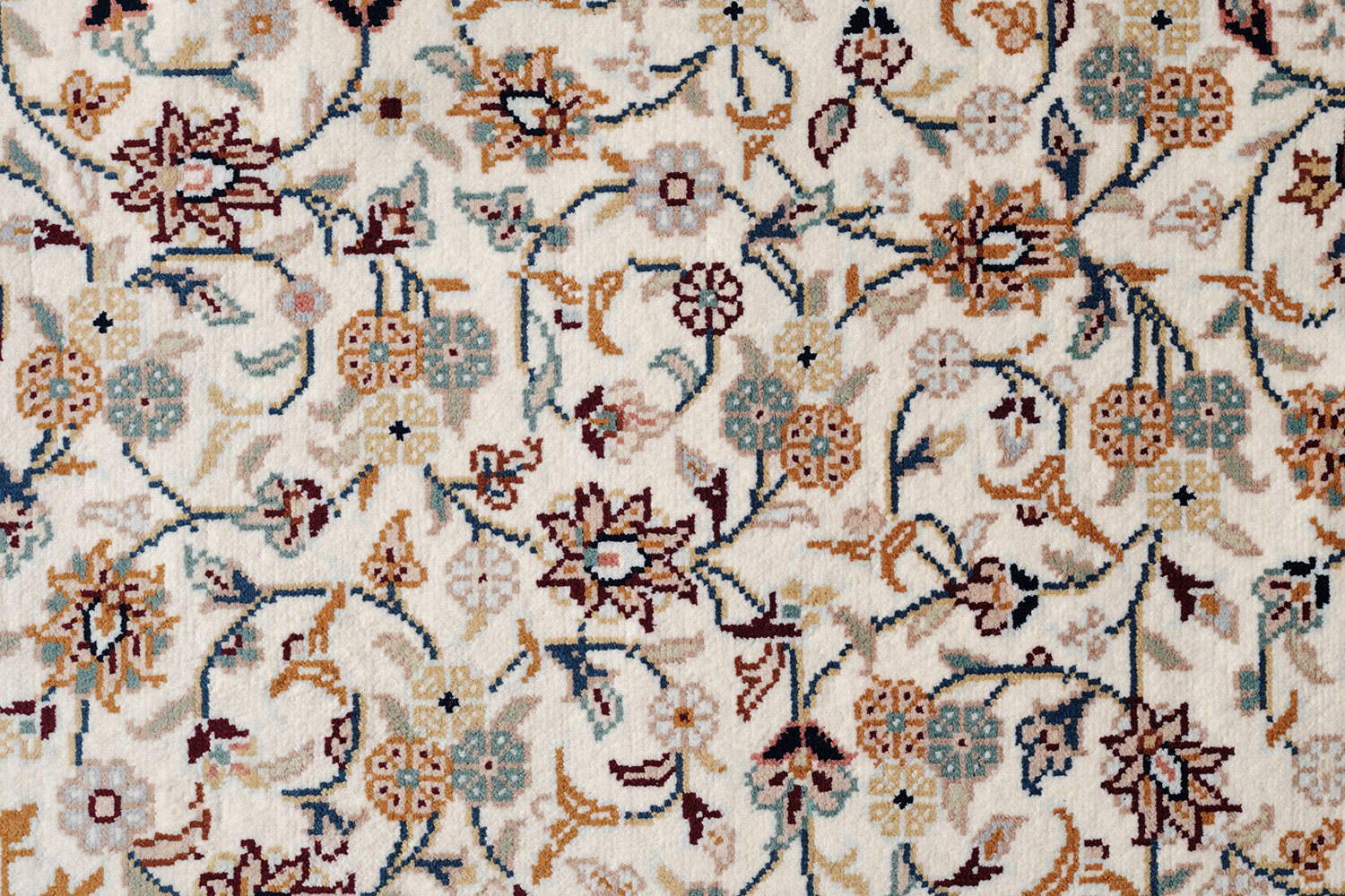 Pattern in silk